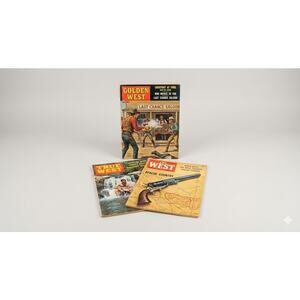 Vintage 1967 Western Magazines Lot of 3 True West Golden West Cowboy History Art